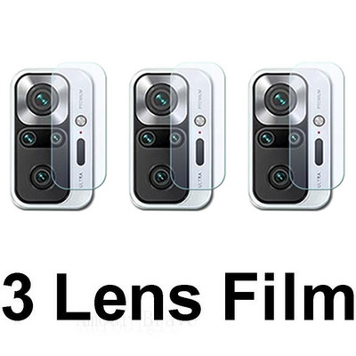 Γυαλί με σκληρυμένο φακό κάμερας 6 ιντσών για Xiaomi Redmi note 10s 10 4G Global Screen Protector Film σε γυαλί Redmi note 10 Pro