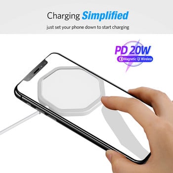 PD 20W Wireless Charger Magnetic for iPhone 12 Series Induction Charger QI Wireless Charger for iphone 13 Xiaomi Huawei Samsung