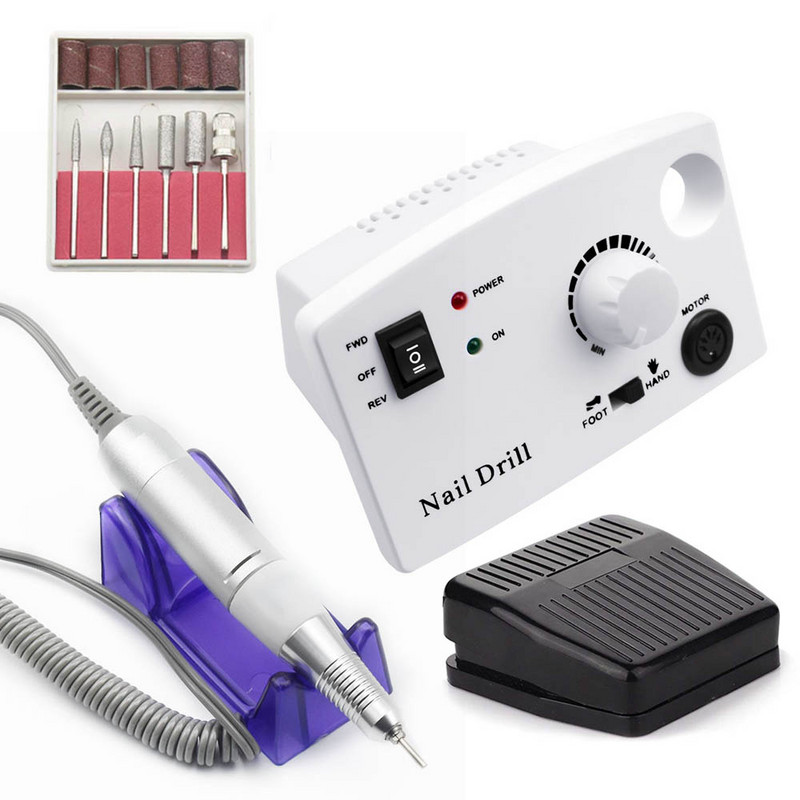 80 W 2-IN-1 nagų grąžtas ir nagų dulkių surinkėjas manikiūras su galinga ventiliatoriaus frezavimo mašina, skirta manikiūrui nagų pedikiūro dilde