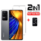 HD grūdintas stiklas, skirtas Poco F4 5G ekrano apsaugai, fotoaparato objektyvo plėvelė, skirta Xiaomi Poco F4 5G apsauginiam stiklui