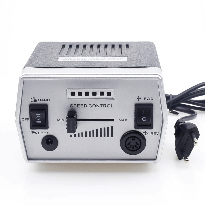 35000 RPM elektrinis manikiūro aparatas Profesionalus elektrinis nagų dildymas nagų gręžimo staklės pedikiūras su frezavimo pjovimo nagais įrankiais