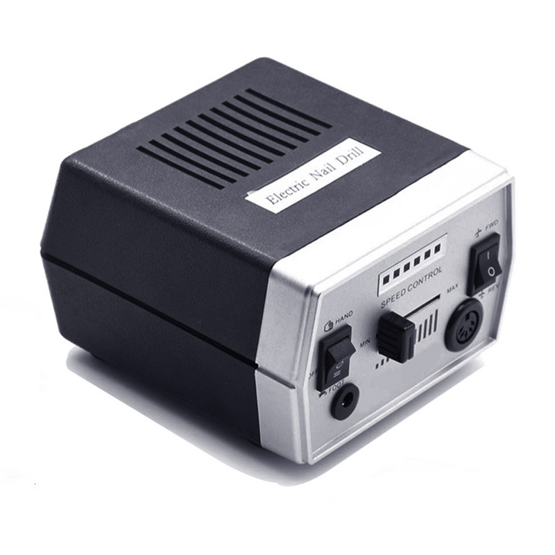 35000 RPM elektrinis manikiūro aparatas Profesionalus elektrinis nagų dildymas nagų gręžimo staklės pedikiūras su frezavimo pjovimo nagais įrankiais
