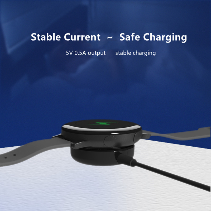 USB kabelio laikrodžio įkroviklis, suderinamas su Samsung Galaxy Watch 4 Classic Watch3 Active 2, skirtas Galaxy Watch 4 40–46 mm įkrovikliui