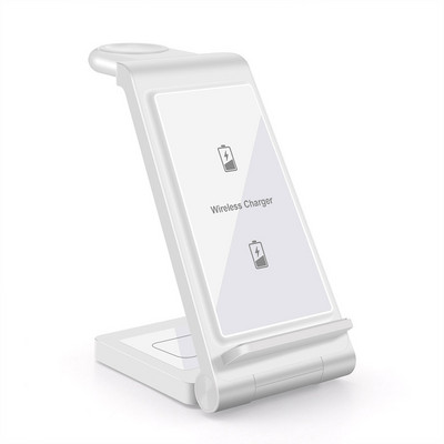 FDGAO 15W brzi 3 u 1 bežični punjač Dock Stalak za iPhone 14 13 12 11 XS XR X 8 Apple Watch SE 7 6 5 4 Airpods Pro