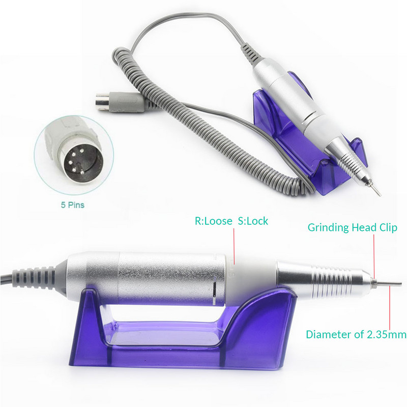 35000/20000 RPM Elektrinė nagų gręžimo mašina manikiūro staklės frezavimo pjoviklis manikiūrui pedikiūro priedai Nagų dailės įrankis