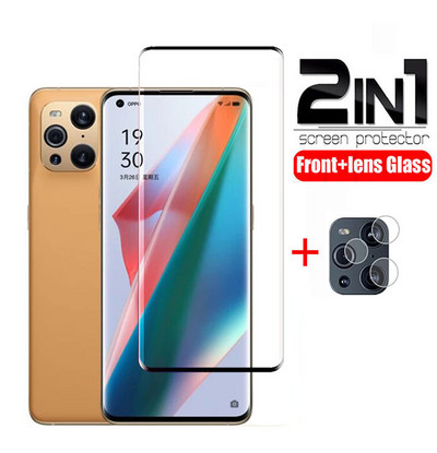 Για Oppo Find X3 Pro Neo Προστατευτικό οθόνης πίσω κάμερας Φακός Full Tempered Glass Προστατευτικό φιλμ στο Oppo Find X3 lite X3 Pro Glass