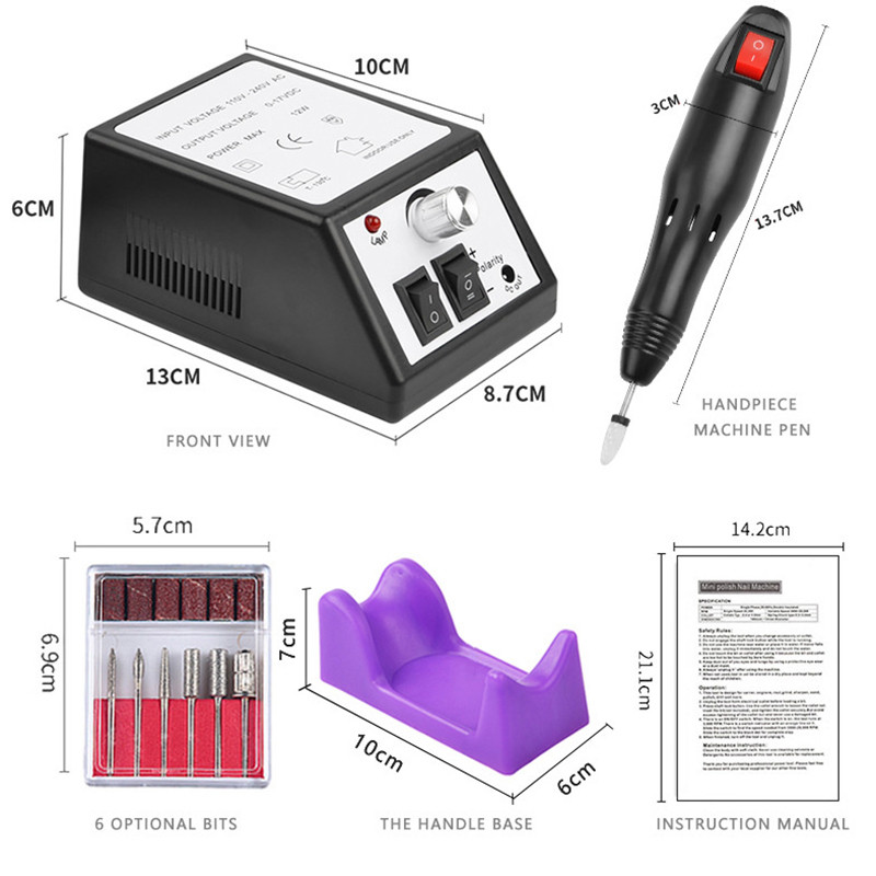 Elektromos körömfúró gép reszelő körömmarók manikűr gép pedikűr fúró készlet körömfúró lakk szerszámkészletek
