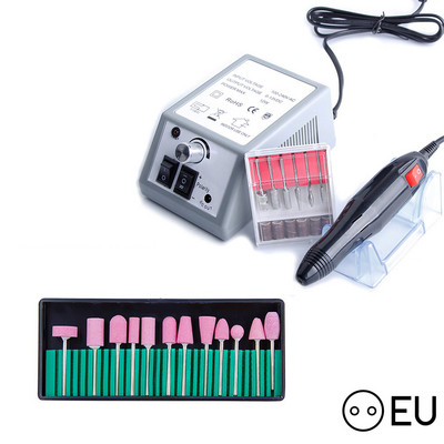 20000 Elektrilised küünepuurid, maniküüri ja masina puuriterade komplekt, pediküüri küünetööriistade komplekt küünte elektriline küüneviili poleerimismasin