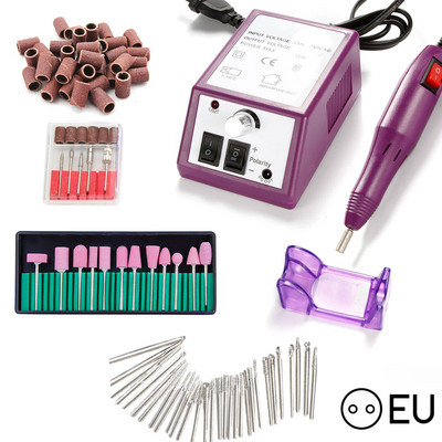 20000 Elektrilised küünepuurid, maniküüri ja masina puuriterade komplekt, pediküüri küünetööriistade komplekt küünte elektriline küüneviili poleerimismasin