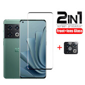 Προστατευτικό οθόνης 2 σε 1 για Oneplus 10 Pro 9 8 10 Pro 8T 9R 9RT Nord 2 Tempered Glass μεμβράνη φακού κάμερας σε γυαλί Oneplus 10 pro