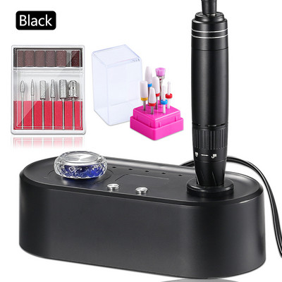 Mașină electrică de găurit unghii, 40000 rpm, cu modul de pauză, cu vibrații reduse, freză pentru manichiură profesie, pentru utilizarea în salonul de unghii acrilice