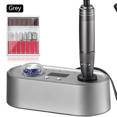 Mașină electrică de găurit unghii, 40000 rpm, cu modul de pauză, cu vibrații reduse, freză pentru manichiură profesie, pentru utilizarea în salonul de unghii acrilice