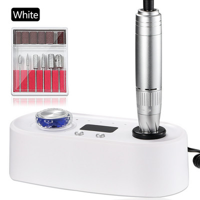 Mașină electrică de găurit unghii, 40000 rpm, cu modul de pauză, cu vibrații reduse, freză pentru manichiură profesie, pentru utilizarea în salonul de unghii acrilice