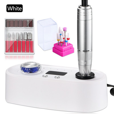 Mașină electrică de găurit unghii, 40000 rpm, cu modul de pauză, cu vibrații reduse, freză pentru manichiură profesie, pentru utilizarea în salonul de unghii acrilice