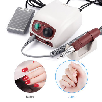 Strong 210 207B 35K Control 40000RPM 65W High Speed Electric Manicure Drill for Nail Drill Machine Γυάλισμα Εργαλεία Μανικιούρ