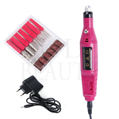 Set de mașini de găurit electrice profesionale pentru unghii, freză, manichiură, pedichiură, pentru îndepărtarea gelului de unghii, echipament de șlefuire FBHBS-011P