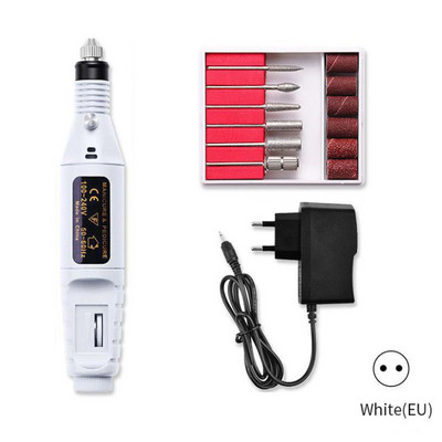 Noul aparat de găurit electric pentru unghii, 35000 rpm, mașină de manichiură, pentru manichiură, pedichiură, instrumente pentru pile de unghii, truse de găurit, truse de instrumente
