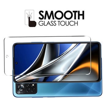 Скрийн протектор за Xiaomi Poco X4 Pro 2 в 1 Tempered Glass Фолио за обектива на камерата Защитно стъкло на Xiaomi Poco X4 5G Pro стъкло