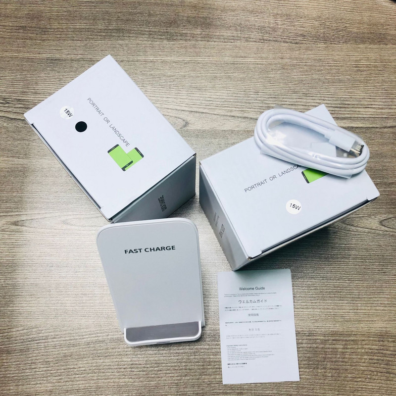 15 W vezeték nélküli töltő Huawei iPhone Xiaomi Samsung hordozható gyorstöltő mobiltelefon-tartó vezeték nélküli töltőhöz