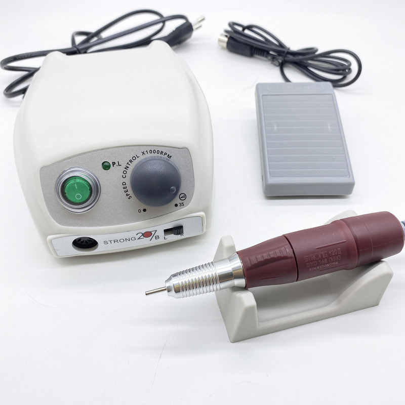 Strong 207b 65w 35000RPM Mașină de găurit pentru unghii STRONG 102L Mașină de manichiură Pentru lustruirea unghiilor pedichiură Burghiu pentru unghii Mașină de manichiură