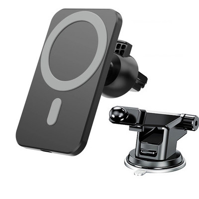15 W mágneses vezeték nélküli autós töltőtartó iPhone 12mini 12 Pro Max Magsafing gyorstöltő vezeték nélküli töltő autós telefontartóhoz