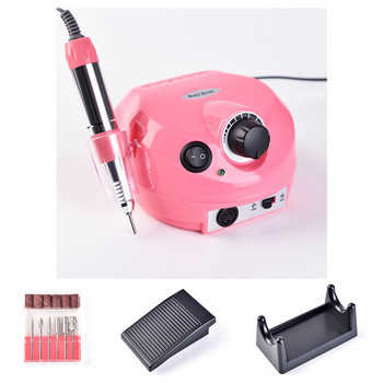 Nail Drill Machine 35000RPM Pro Manicure Machine Apparatus For Manicure Pedicure Kit Electric Nail File With Cutter Nail Tool RU