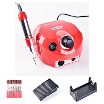 Nail Drill Machine 35000RPM Pro Manicure Machine Apparatus For Manicure Pedicure Kit Electric Nail File With Cutter Nail Tool RU