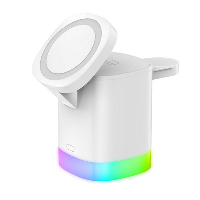 Încărcător Macsafe Cube 3 în 1 Stand magnetic Sradle Stație de încărcare rapidă pentru iPhone 14 13 12 Pro Max AirPods Apple Watch
