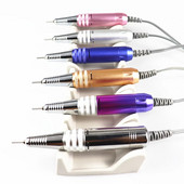 3 kontaktų STRONG PRO 35000 RPM elektrinis nagų gręžimo staklės nerūdijančio plieno rankena Elektrinis manikiūro gręžtuvas ir priedas nagų dailės įrankis