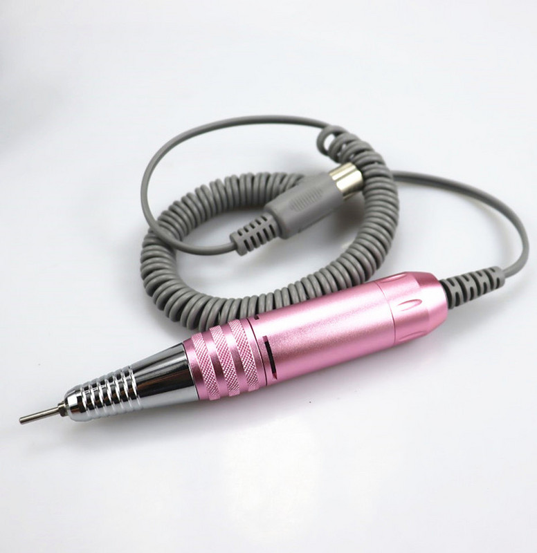 3 kontaktų STRONG PRO 35000 RPM elektrinis nagų gręžimo staklės nerūdijančio plieno rankena Elektrinis manikiūro gręžtuvas ir priedas nagų dailės įrankis