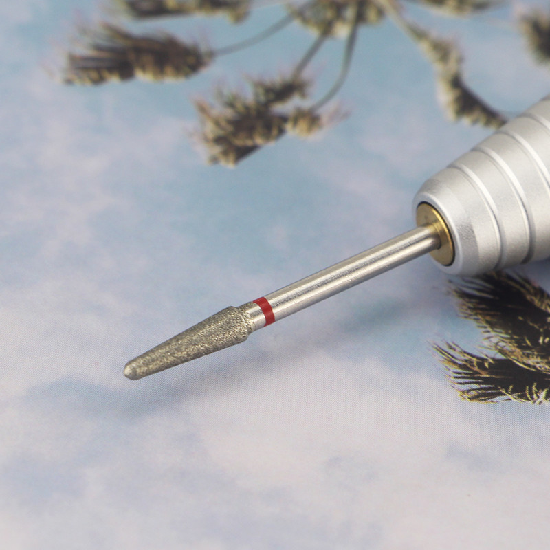 5 tipų deimantiniai nagų grąžtai Rotary Burr odelių švarūs elektriniai antgaliai manikiūrui Gręžimo priedai Nagų frezavimo pjoviklis A01-A05