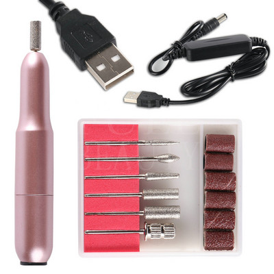 11000 ford./perc USB elektromos körömfúró gép manikűr kellékek profiknak gél eltávolító pedikűr köröm felszerelés eszközkészlet #USB