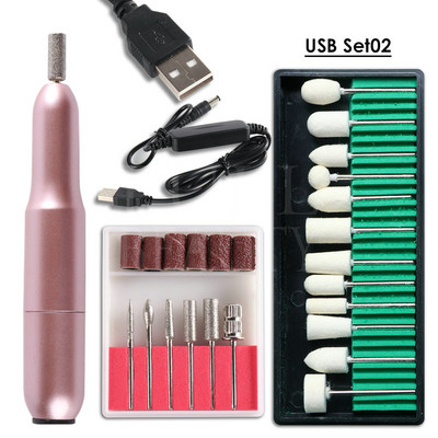 11000 ford./perc USB elektromos körömfúró gép manikűr kellékek profiknak gél eltávolító pedikűr köröm felszerelés eszközkészlet #USB