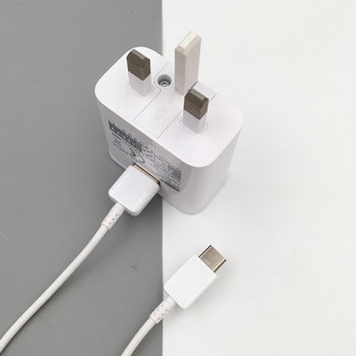 Rýchlonabíjačka 9V/1,67A UK Nabíjací adaptér USB C kábel pre Samsung Galaxy A52 A50 A13 A71 A51 A21S A32 A22 A30 A40 A70 M31 M13 S8