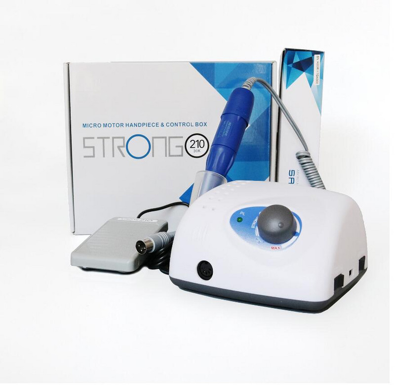 2019 New Arrival 65W 40000RPM Erős 210 105L kefe nélküli körömfúrók manikűr gépi pedikűr elektromos reszelőfejek körömkezelés