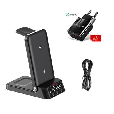 Bežični punjač za iPhone 14 13 12 Pro Max sklopivi 3 u 1 bežični punjač za Apple Watch 8/7 brzi punjač prijenosni