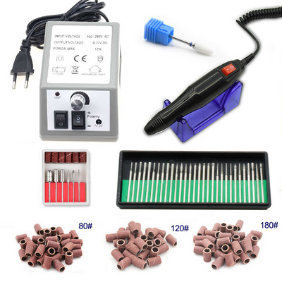 Pro 35000RPM elektromos körömfúrógép gyémánt körömreszelő gép Maniűrvágó és pedikűr fúró polírozó szerszámok