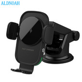 Indukcijski punjač za vozila od 15 W, držač za automobil za iPhone 13 12 11 Pro Max X 8, univerzalni nosač za bežično brzo punjenje za mobilni telefon