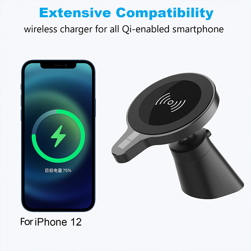 15W magnetická bezdrôtová nabíjačka do auta MagSafe, magnetický stojan do vetracieho otvoru auta, rýchlonabíjacia stanica QI pre iPhone 14 13 12 Pro Max