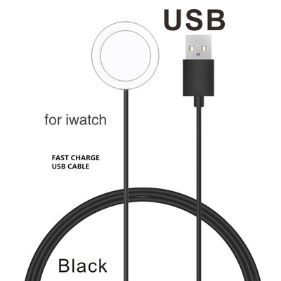 Φορτιστής ρολογιού για Apple Watch 1 2 3 4 5 6 7 Σειρά iWatch Καλώδιο USB Τύπου C Σταθμός φόρτισης βάσης για Samsung Galaxy Xiaomi Watch