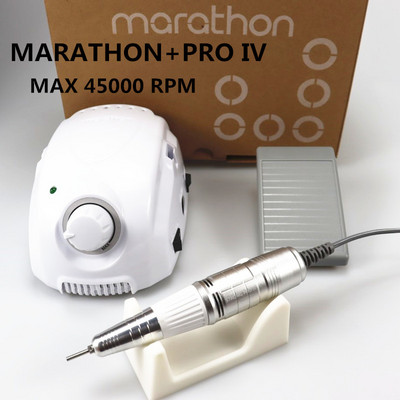 ÚJ Marathon-Champion 3 Pro Handle 45K elektromos körömfúró, erős 210 mikromotoros csiszológép körömdíszítő szerszámokhoz