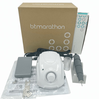 Mašinų manikiūras BT Marathon Control Box Champion-3 65W SDE H37L1 rankena 35000RPM elektrinis nagų gręžtuvas, nagų dildės įrangos rinkinys
