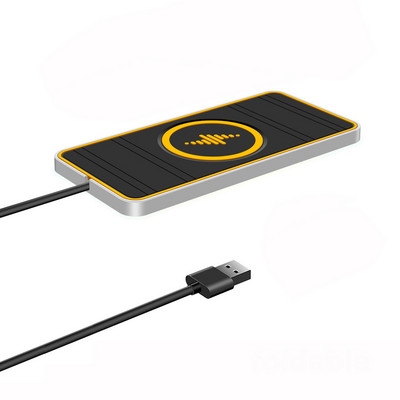 15 W auto juhtmevaba laadija matt RGB 7 tuled, libisemiskindel alus iPhone 14 13 12 Pro Max jaoks Samsungi auto kiirlaadimise telefonilaadijad