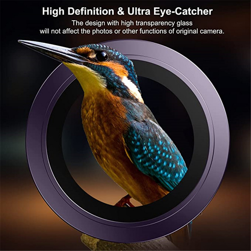 „IPhone 14 Pro Max Glass Diamond Glitter Metal Camera Protector for IPhone 14 Pro Max Back Lens Camera Protector Glass“