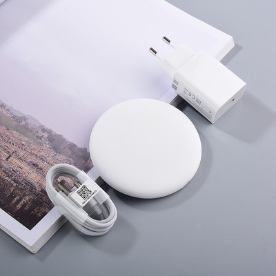 Bezdrôtová nabíjačka Xiaomi 18W Qi pre Mi 11 10 9 Pro pre iPhone 11 12 X XR XS Max 8 Rýchlonabíjacia podložka s adaptérom EU, kábel typu C