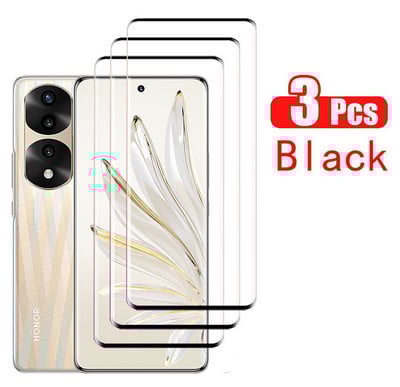 Για Honor 70 Pro Plus Tempered Glass 6 in1 Camera Lens Cristal templado Screen Protector For Honor 70 Pro Plus Protective Glass