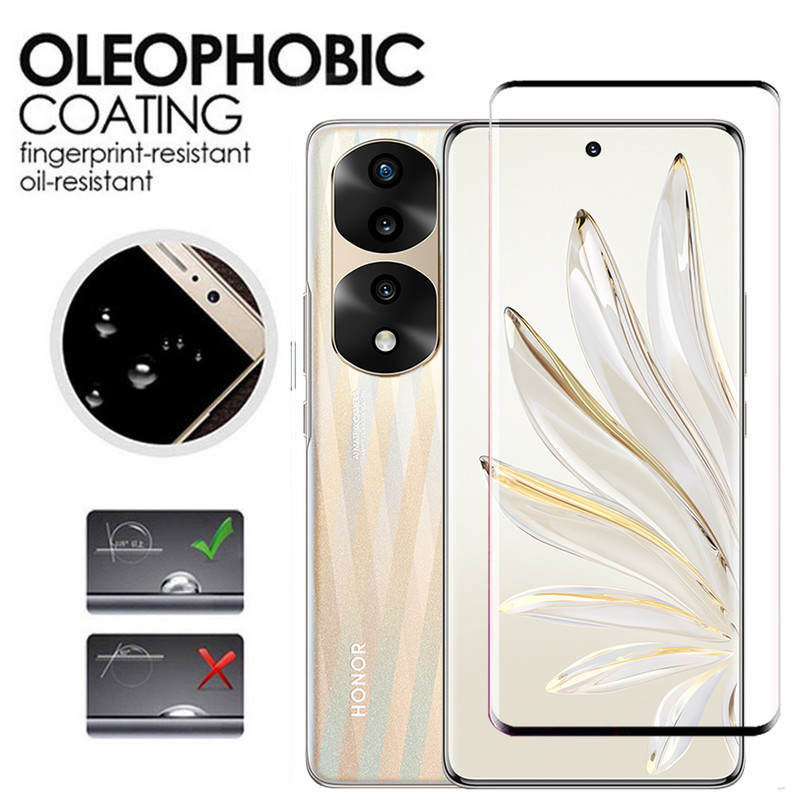 Για Honor 70 Pro Plus Tempered Glass 6 in1 Camera Lens Cristal templado Screen Protector For Honor 70 Pro Plus Protective Glass