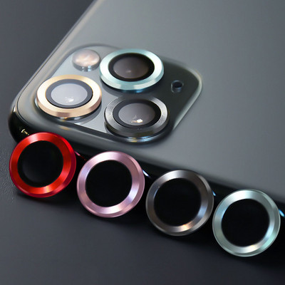 За iPhone 14 13 12 Pro Max протектор за обектива на камерата камера метален пръстен стъкло за iPhone 12 13 Mini 11 14 Pro Max защитно покритие