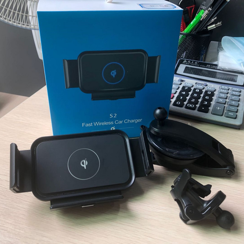 Qi automašīnas bezvadu lādētājs 15 W Automātiski nostiprinošs tālruņa stiprinājuma turētājs Samsung Galaxy Fold Fold2 Fold3 iPhone 13 Xiaomi Huawei Mate X