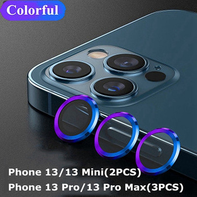 Objektīva metāla gredzena aizsargstikls iPhone 11 12 13 14 Pro Max Diamond Glitter kameras aizsardzība iPhone 12 13 11 14 Pro Max